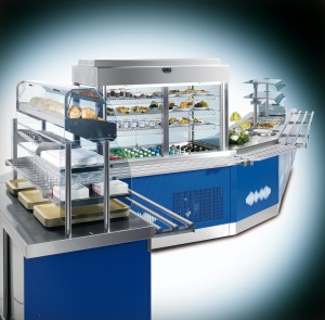 Self-service linea SYMPHONY con pannelli colorati
